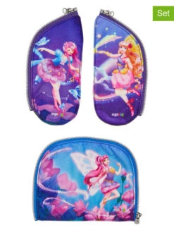 Ergobag 3tlg. Zip-Set "Fee" In Bunt