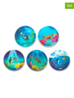 Ergobag 5tlg. Klettie-Set "Unterwasserfreunde" In Blau