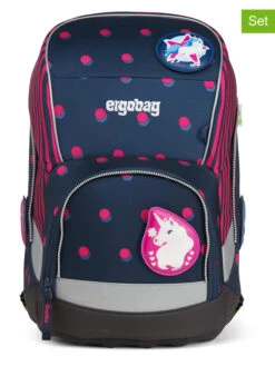 Ergobag 5tlg. Set "Schubi Dubaer" In Dunkelblau