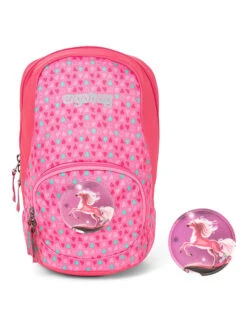 Ergobag Rucksack In Pink - (B)20 X (H)30 X (T)11 Cm -Ergobag ergobag rucksack in pink b 20 x h 30 x t 11 cm 3