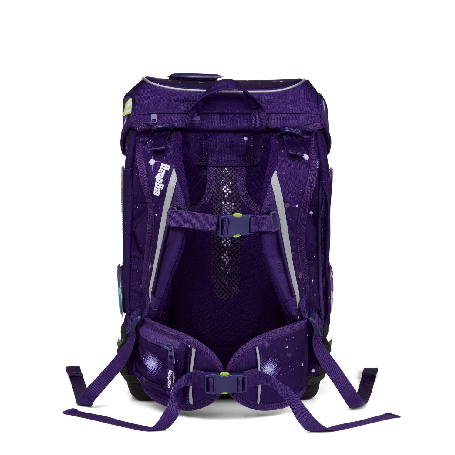 Ergobag Schulranzen Cubo Bärgasus Glow 5-teiliges Set In Lila 5 Ergobag Schulranzen Cubo Bärgasus Glow 5-teiliges Set In Lila – Bild 3