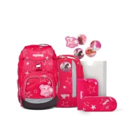 Ergobag Schulranzen Pack Cinbärella 6-teiliges Set In Rosa